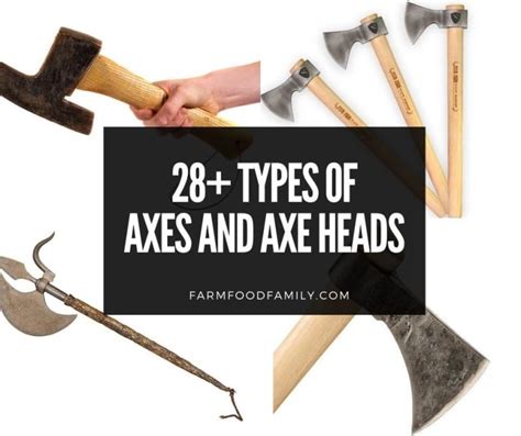 28+ Different Types Of Axes, Axe Heads and Their Uses (With Photos)