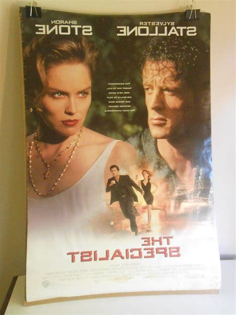 The Specialist (1994) Original Double Sided Movie Poster Sharon Stone Sylvester Stallone 27x40 ...