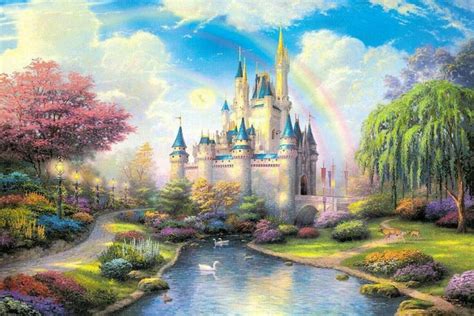 Pin by JIENI on like | Disney paintings, Thomas kinkade art, Thomas kinkade paintings