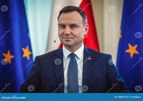 President Andrzej Duda editorial photography. Image of policy - 160951157