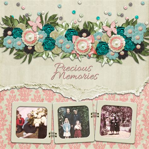 Precious Memories - Scrapbook.com | Scrapbook shadow box, Wedding ...