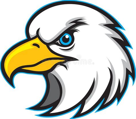Eagle Head Mascot Logo stock vector. Illustration of eagle - 7305248 | Eagle mascot, Eagle ...