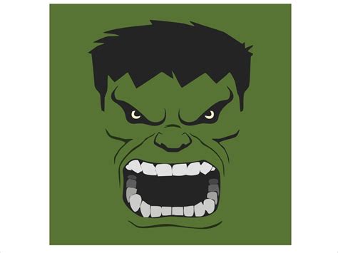 Angry face of hulk graphics vector t-shirt design 13709725 Vector Art ...