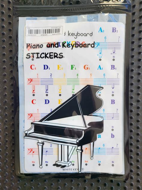 Piano and Keyboard Stickers - White Keys | Willie Griffin