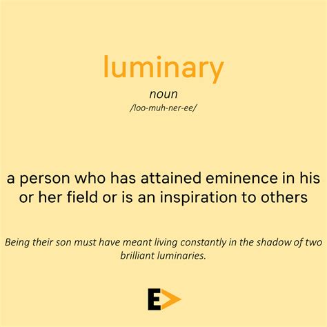 English Forward on Twitter: "Today's word of the day is #luminary. Tag ...