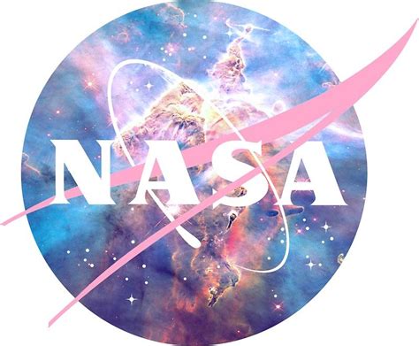 Pastel Nebula Nasa Logo Sticker by JenJarrett | Nasa wallpaper, Nasa logo, Nasa