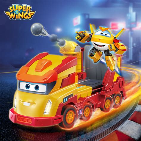 Super Wings Golden Boy Transforming Truck Robot Set – superwingshome.com