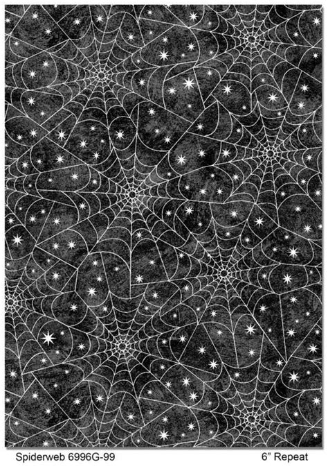 Spiderweb Glow in the Dark Cotton Fabric 6996G-99 Hello Glow Halloween ...