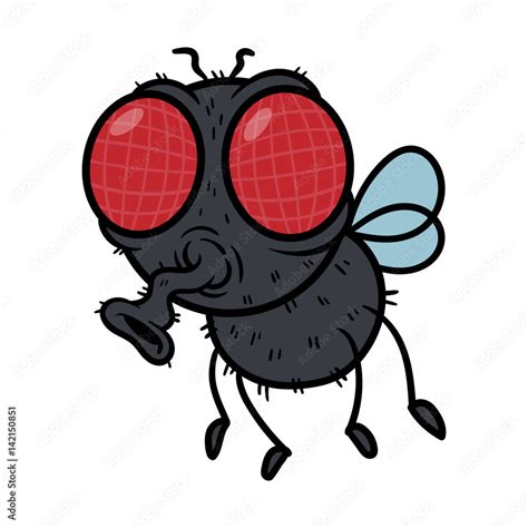 Vecteur Stock Cartoon Fly Vector Illustration | Adobe Stock