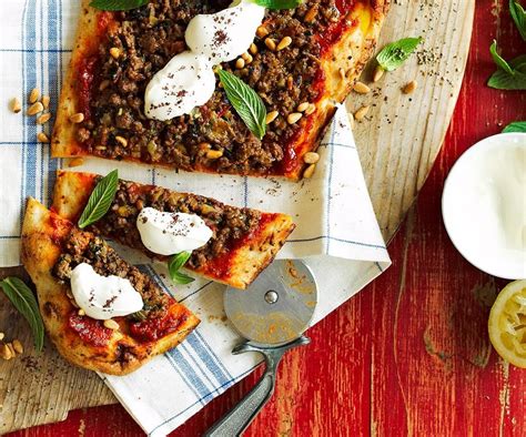 Middle eastern-style pizza | Recipe | Cooking, Mince recipes, Recipes