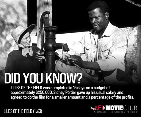 AFI Movie Club Tribute to Sidney Poitier: LILIES OF THE FIELD ...