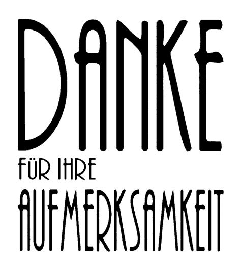 Stempel Danke für Ihre Aufmerksamkeit - Bastel-Welt Schobes