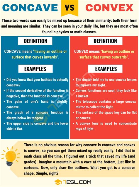 Concave vs. Convex: Understand the Difference • 7ESL