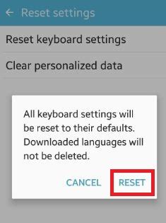 How to Reset Keyboard Settings Android Phone