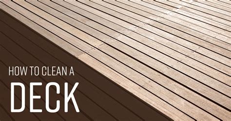 How to Clean a Deck - Simple Green