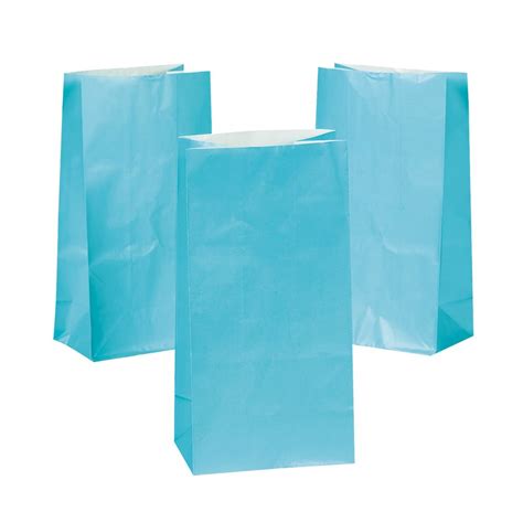 Light Blue Treat Bags | Oriental Trading | Themed party supplies, Baby shower gift bags, Blue gift