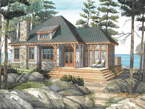 Lake Cottage Home Plans - Apartment Layout