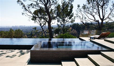 Hollywood Hills Infinity Pool and Terraces - Architizer