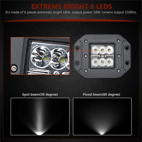 Car Led Back up Light for 4×4 Offroad Truck ATV SUV Driving Fog Lamp – Doxmall
