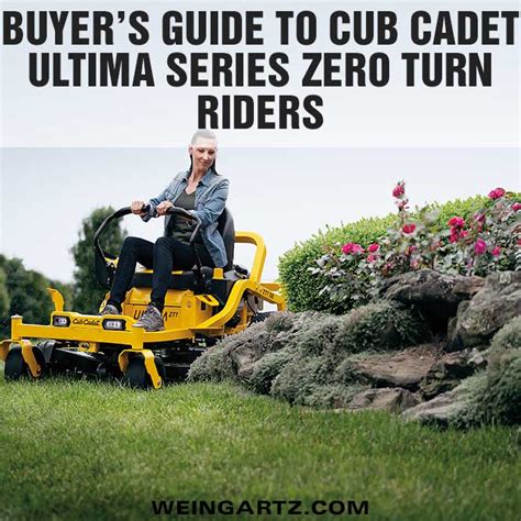 Buyer's Guide to Cub Cadet Ultima Series Zero Turn Riders - Weingartz