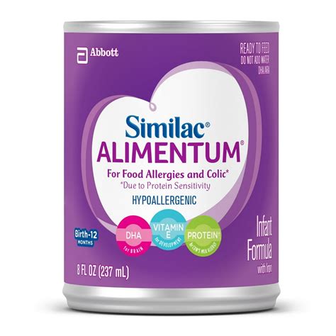 Similac Alimentum Hypoallergenic Infant Formula (24 Count) for Food ...