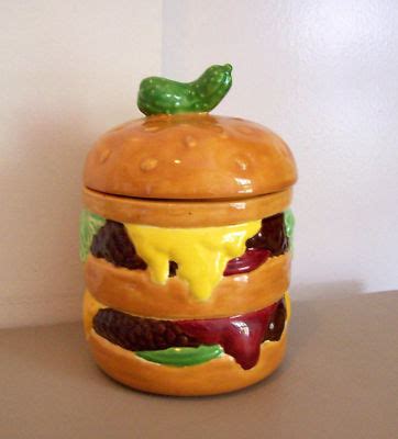 DOUBLE HAMBURGER COOKIE JAR | #153287234