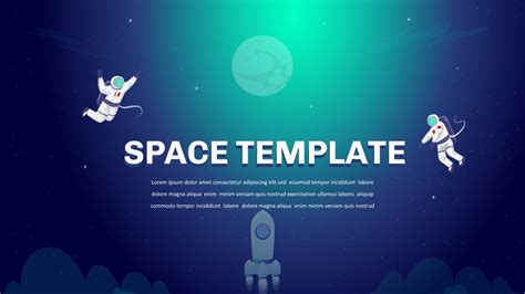 Space Google Slides Template - SlideKit