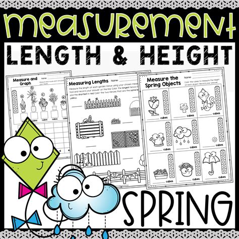 Spring Measurement Worksheets Spring Non Standard Measurement ...