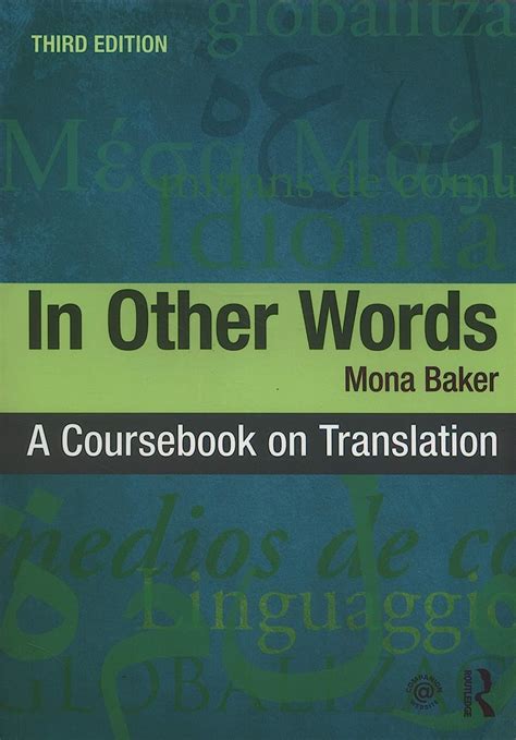 Amazon.com: In Other Words: A Coursebook on Translation: 9781138666887 ...