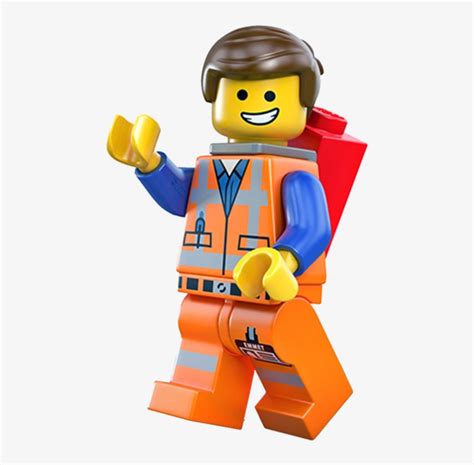 Lego Man - Emmet From The Lego Movie - Free Transparent PNG Download ...