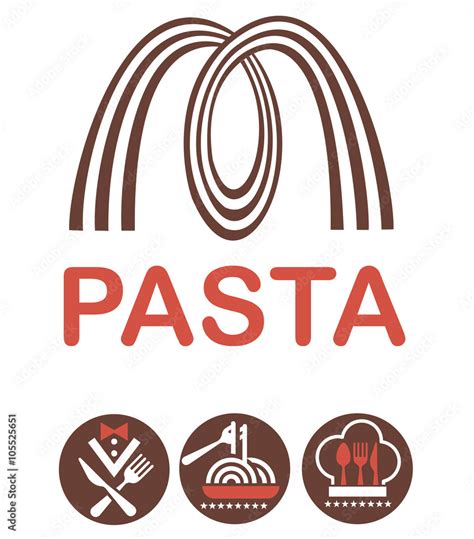 Logo pasta Stock Vector | Adobe Stock