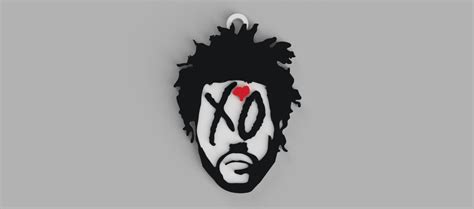 Free STL file The Weeknd Logo , keychain - pendant - earring・3D print model to download・Cults