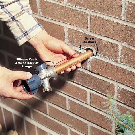 How To Install A Frost Proof Outdoor Faucet — The Family Handyman