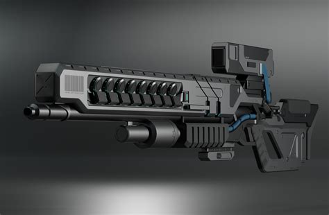 Sci-fi Sniper Rifle 3D Model - TurboSquid 1741320