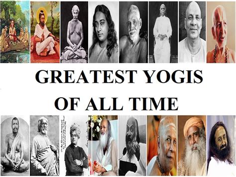 List of greatest Yogis of all time