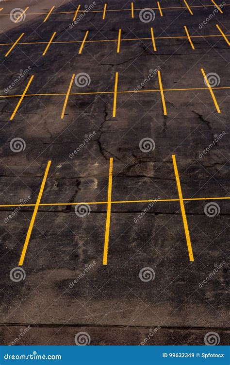 Empty parking lot stock image. Image of city, ground - 99632349