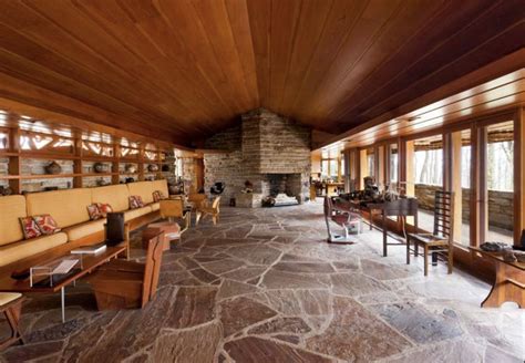 Multi Purpose Room in Kentuck Knob House, 1900s - Chalk Hill, PA | Frank lloyd wright, Frank ...