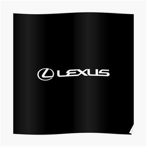 "white lexus logo" Poster for Sale by AlanHurd | Redbubble