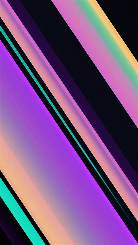 1366x768px, 720P Free download | black colorful amoled, digital, stripes, new, art, material ...