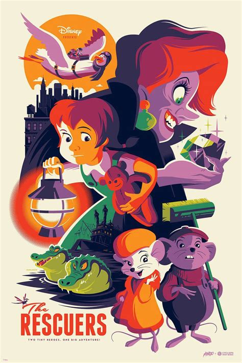 The Rescuers Poster by Tom Whalen by Locopoton1 on DeviantArt