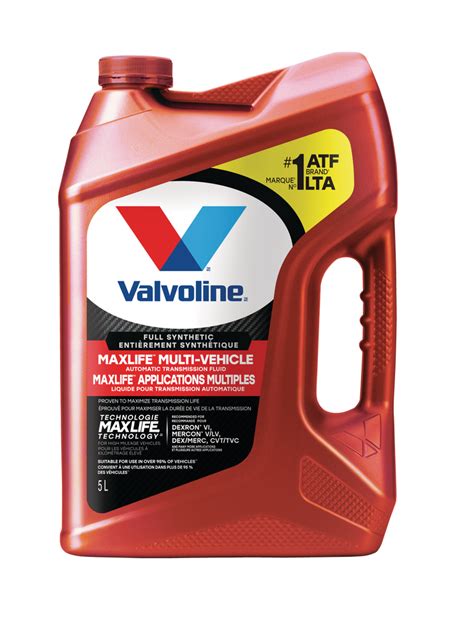 Valvoline MaxLife™ ATF Multi-Vehicle Full-Synthetic Automatic Transmission Fluid, 5-L | Canadian ...