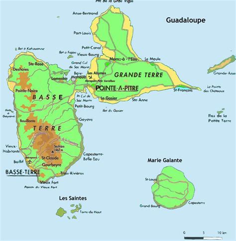 GUADELOUPE - GEOGRAPHICAL MAPS OF GUADELOUPE - Global Encyclopedia™