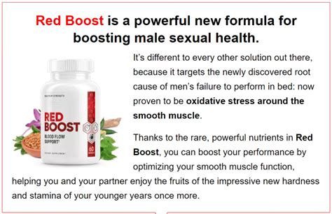 Red Boost Pills For Men - Red Boost For ED [Blood Flow Support]