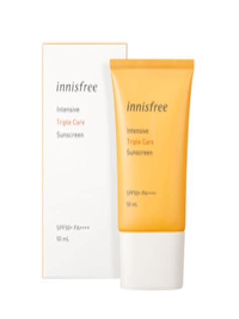 Buy Innisfree Unisex SPF 50 Intensive Triple Care Sunscreen 50 Ml - Face Sunscreen for Unisex ...