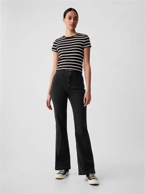 High Rise '70s Flare Jeans | Gap