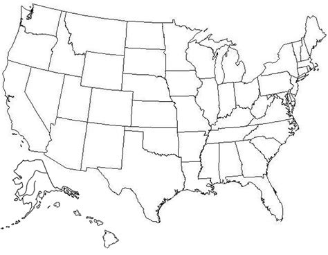 Printable Blank Map Of The United States Quiz Printable Us Maps | Porn Sex Picture