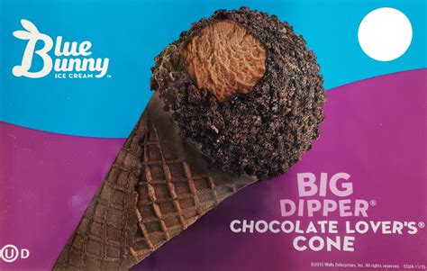 Blue Bunny - BIG DIPPER CHOCOLATE LOVER'S CONE - Super Star Ice Cream