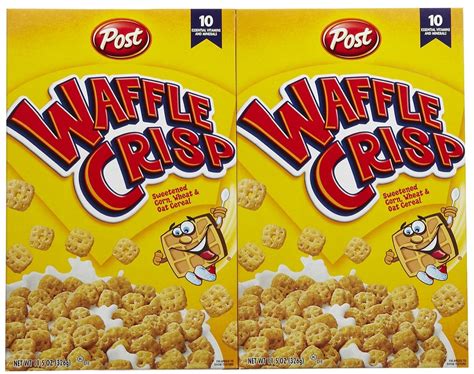 Waffle Crisp Cereal 11.05 oz Post 2 Boxes Post Cereal New 22.1 Ounces Bundle | eBay