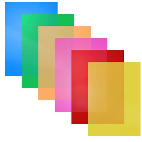 Buy Dyslexia Overlays, A4 Coloured Dyslexia Aids for Children, 6PCS Coloured Overlays for ...