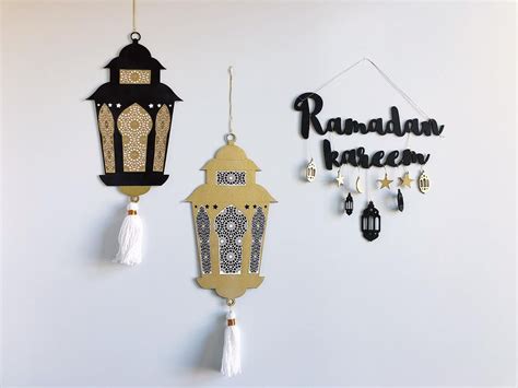 Elegant Ramadan decorations | Blog with inspiration | Ramadan crafts, Ramadan decorations, Eid ...